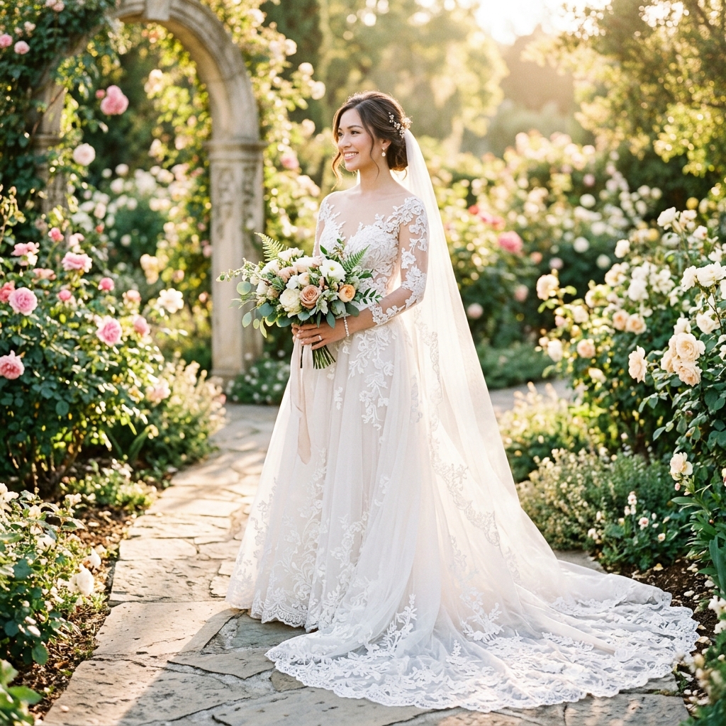 Stunning wedding dress from Wedding Vibes collection